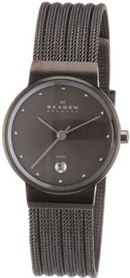 Skagen 355SMM1 White Label Analog Display Analog Quartz Grey