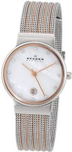 Skagen 355SSRS White Label Analog Display Analog Quartz Rose Gold