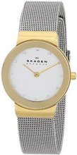 Skagen 358SGSCD White Label Analog Display Analog Quartz Silver