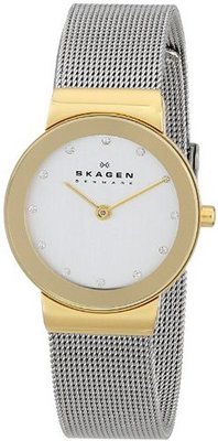 Skagen 358SGSCD White Label Analog Display Analog Quartz Silver