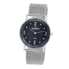 Skagen 39LSSB1 Quartz Stainless Steel Black Dial