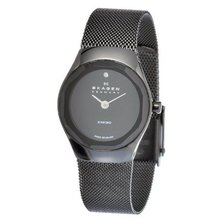 Skagen 432SBSB Quartz Stainless Steel BLACK Dial