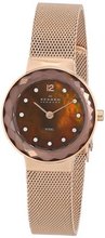 Skagen 456SRR1 White Label Analog Display Analog Quartz Rose Gold