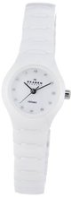 Skagen 816XSWXC1 Ceramic White Crystal Accented White Dial