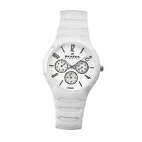 Skagen 817SXWC1 Ceramic White Day and Date 24-Hour