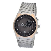 Skagen 853XLSRM Skagen Denmark GMT/Alarm & Rose Gold Accents