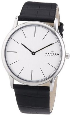 Skagen 858XLSLC Skagen Denmark Super Slim Chrome & Black