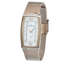 Skagen 887SRR Quartz Stainless Steel Mother Of Pearl Dial