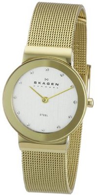 Skagen Gold Tone Mesh Band #358SGGD