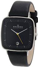 Skagen H04LSLB White Label Analog Display Analog Quartz Black