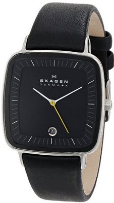 Skagen H04LSLB White Label Analog Display Analog Quartz Black