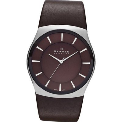 Skagen Klassik Three-Hand Leather - Brown Skw6016