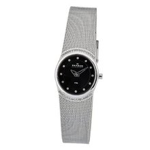 Skagen O686XSSSB Quartz Black Dial Stainless Steel