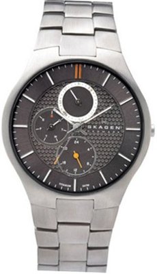 Skagen Silver Tone Multifunction Link 806Xltxm