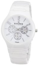Skagen SK817SXWC1 Ceramic Mother-Of-Pearl Dial