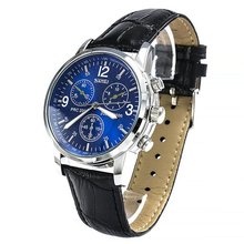Skmei 9070 Leather Blue