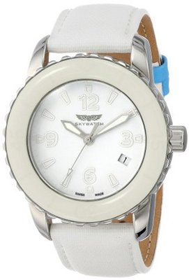 Sky Unisex CCI007 Three-Hand Analog Display Swiss Quartz White