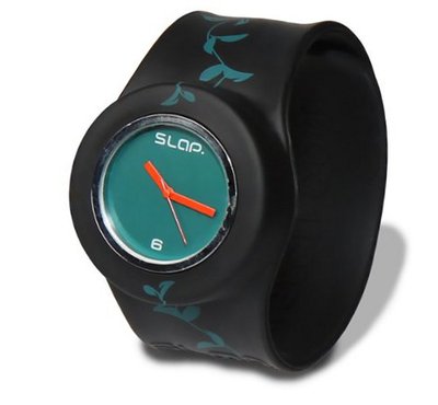 Slap Jane Teal Black