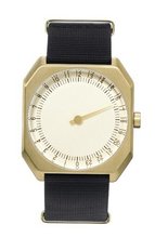slow Jo - Black Nylon, Gold Case, Gold Dial - Swiss Made