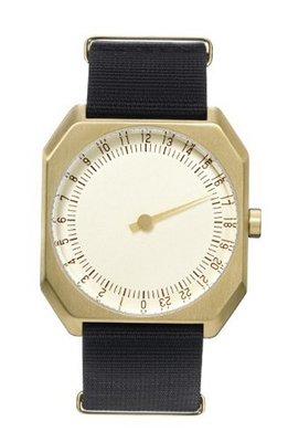 slow Jo - Black Nylon, Gold Case, Gold Dial - Swiss Made
