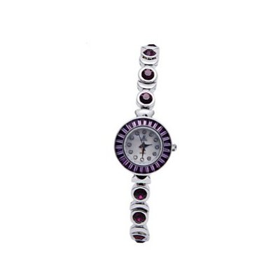 Smays Purple Swarovski Wrist Small Female A1217 -Silver