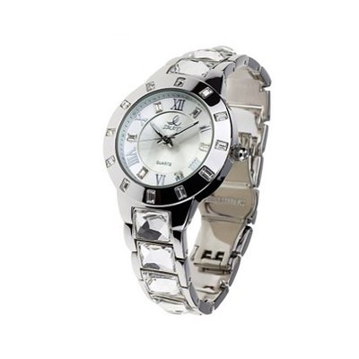 Smays Steel band Retro Female Crystal A1119 -Silver