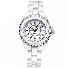 Smays White Ceramic Diamond , Korean Couple Female Fashion , Quartz Lady A907