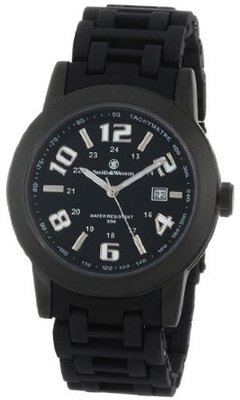 Smith & Wesson SWW-1519 Recoil Black Glowing Dial Plastic Band