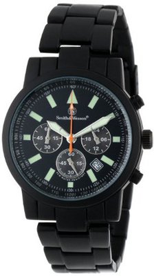 Smith & Wesson SWW-169 Pilot Black Stainless Steel Strap