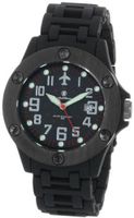 Smith & Wesson SWW-2166 Sentry Black Glowing Dial Plastic Band