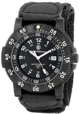Smith & Wesson SWW-357-N 357 Tactical Swiss Tritium H3 Black Dial Nylon Band