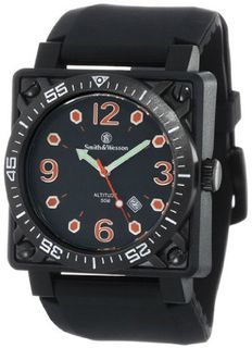 Smith & Wesson SWW-5800-BLK Altitude Black Dial Rubber Band