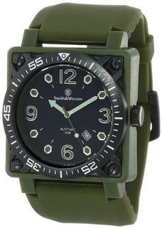 Smith & Wesson SWW-5800-OD Altitude OD Black Dial Rubber Band