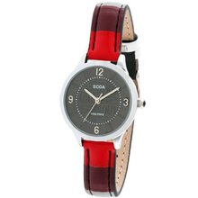 SODA Ladies /fashion /personalized /Color leather Brands(Black)