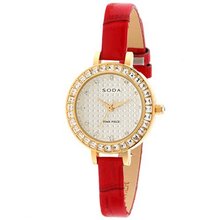 SODA Ladies / fashion / personalized / diamond Red