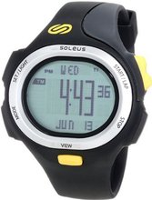 Soleus SR008020 P.R. Grey Digital Dial with Black Polyurethane Strap