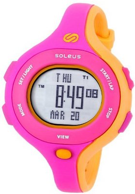Soleus SR009-635 Chicked Digital Display Quartz Pink