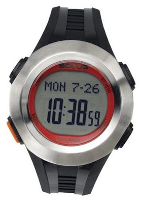 Solus Unisex Digital with LCD Dial Digital Display and Black Plastic or PU Strap SL-101-002