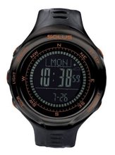 Solus Unisex Digital with LCD Dial Digital Display and Black Plastic or PU Strap SL-110-004