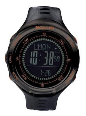 Solus Unisex Digital with LCD Dial Digital Display and Black Plastic or PU Strap SL-110-004