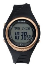 Solus Unisex Digital with LCD Dial Digital Display and Black Plastic or PU Strap SL-300-001