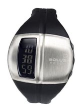 Solus Unisex Digital with LCD Dial Digital Display and Black Plastic or PU Strap SL-810-001