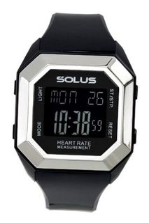 Solus Unisex Digital with LCD Dial Digital Display and Black Plastic or PU Strap SL-840-001