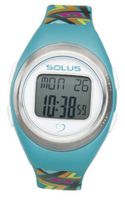 Solus Unisex Digital with LCD Dial Digital Display and Blue Plastic or PU Strap SL-800-009