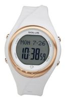 Solus Unisex Digital with LCD Dial Digital Display and White Plastic or PU Strap SL-300-002