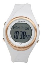 Solus Unisex Digital with LCD Dial Digital Display and White Plastic or PU Strap SL-300-002