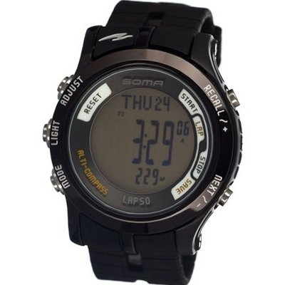 Soma Alti-compass (Grey Dial; Black Band; Black Bezel)