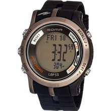 Soma Alti-compass (Grey Dial; Black Band; Silver Bezel)