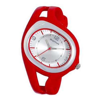 Soma DYK510003 RunOne S Red Strap Analog Sports
