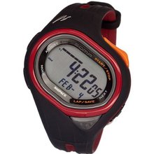 Soma Running 300 (Grey Dial; Black Band; Red Bezel)